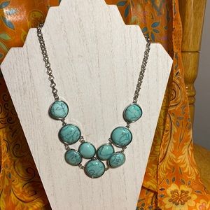 Beautiful dyed howlite necklace